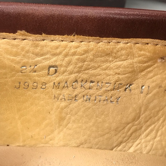 Coach Mens 8.5 Mackenzie Penny Loafers Shoes Brown Leather Italy - Picture 9 of 14